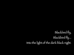 Blackbird Singing In The Dead Of Night Lyrics Blackbird The Beatles Lyrics Youtube Beatles Lyrics Soul Songs Beatles Songs
