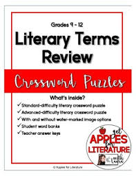 Struggling to get that one last answer to a perplexing clue? Literary Terms Crossword Puzzle Worksheets Teaching Resources Tpt