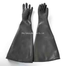 To extend the life of blast cabinet gloves, it is important to direct the abrasive flow away from the glove. China Abrasive Blasting Cabinet Gloves Rubber Sand Blast Gloves Maximum 82 Cm Length China Abrasive Blasting Gloves And Sandblasting Cabinet Gloves Price