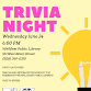 Trivia Night — Wellfleet Public Library event in Wellfleet, MA