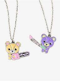 Candy Bear Star Layered Necklace Friend Necklaces Best Friend Necklaces Best Friend Jewelry
