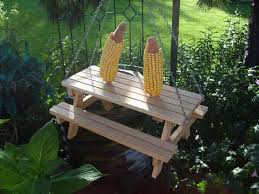 Picnic Table Squirrel Feeder Picnic Table Squirrel Feeder Picnic