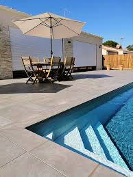 Terrasse Et Plage De Piscine A Challans Adn Creation D Espaces Exterieurs