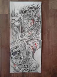 Sleeve Design By Karlinoboy Landscapetattoo Half Sleeve Tattoos Drawings Half Sleeve Tattoos Designs Tattoo Sleeve Designs