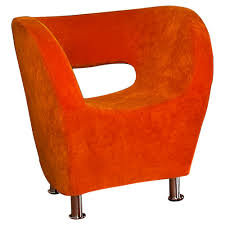 modern orange microfiber accent chair orange christopher knight home in 2021 chair fabric upholstered accent chairs upholstered chairs