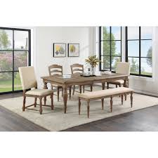 Second tip is installing hardwood floor for these cottage style kitchens. Winners Only Augusta Cottage Style Dining Table Chair And Bench Set Turk Furniture Table Chair Set With Bench