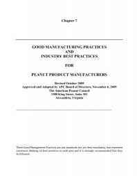 Please note that the tester is responsible for providing spu with copies of their current state certification and test equipment calibration certificates. Good Manufacturing Practices And Industry Best