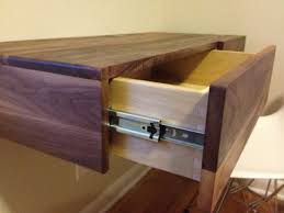 Walnut Floating Desk Woodworking Talk Woodworkers Forum Ikea Floating Shelves Floating Shelves Diy Floating Shelves