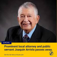 title Our island has lost a longtime advocate for justice, a pioneering  practitioner of law, and a devoted public servant as prominent attorney,  former policymaker, and Supreme Court justice Joaquin Arriola passed