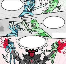 Meme Generator Sword Fight Comic Blank Newfa Stuff