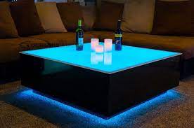 It is somewhat humorous to even try and think what modern life would be without these handy accent tables. Cubix Series 44 X 44 Led Lighted Coffee Table Lounge Furniture Led Furniture Coffee Table Design Coffee Table