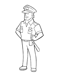 This is the bus driver. Drawing Police Officer 105397 Jobs Printable Coloring Pages
