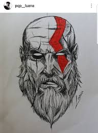 Easy Draw God Of War In 2020 Tattoo Art Drawings War Tattoo Cool Art Drawings