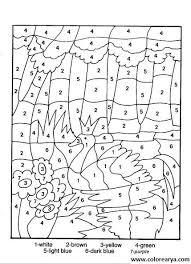 Dibujos Para Colorear Con Numeros