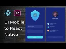 Profile Ui Design Adobe Xd To React Native Tutorial Youtube