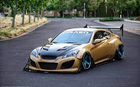 Hyundai genesis coupe wide body kit. 2010 Hyundai Genesis Coupe Widebody Turbo R Spec On Bags Deadclutch