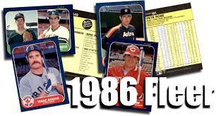 We do not factor unsold items into our prices. Buy 1986 Fleer Baseball Cards Sell 1986 Fleer Baseball Cards Dean S Cards