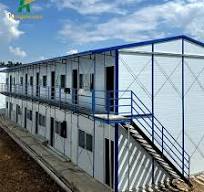 Modular Worker Dormitory Temporary Mobile Prefab House Sandwich Panel  Prefabricated Portable K Type Houses