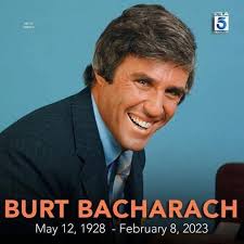 In memory of Burt Bacharach (May 12,1928-Feb 8,2023)RIP😔(now in God's safe  hands)🙏🌹🌹🖤❤️💙 a talented musician... his music will live