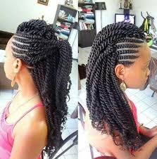 Afro mohawk hairstyles for women Pin On Braids Twists