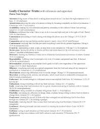 Godly Character Traits With References And Definitions Character Traits For Kids Character Qualities Bible Knowledge