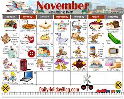 November Daily Holiday Calendar National Holiday Calendar Weird Holidays Holiday Calendar