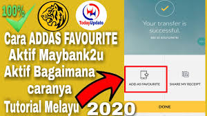 It s now even easier to top up. Cara Maybank2u Remove Delete Favourite Today Update Youtube
