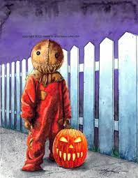 Cool Artwork By Kevin John Jobczynski Of Sam From Trick R Treat Sam Trick R Treat Trick R Treat Halloween Prints