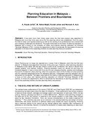 Check spelling or type a new query. Pdf Planning Education In Malaysia Between Frontiers And Boundaries Razak Jaffar And Norsiah Abd Aziz Academia Edu