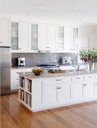 We did not find results for: White Kitchen Grey Splash Back Subway Tiles Island Bench Bookshelf Kitchen Design Traditional Kitchen Design Kitchen Renovation