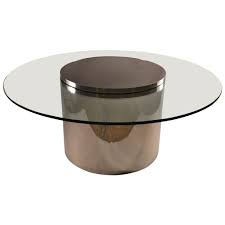 More than 459 glass and chrome coffee table at pleasant prices up to 36 usd fast and free worldwide shipping! Phenomenal Round Glass And Chrome Dining Table 1stdibs Com Chrome Dining Table Modern Dining Room Tables Dining Table