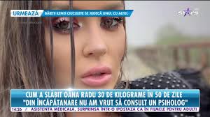 Oana radu, cu lacrimi în ochi din cauza meseriei de artist. Cum A SlÄbit Oana Radu 30 De Kilograme In 50 De Zile Video Antena 1