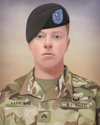 U.S. Army Specialist Hayden Harris was...