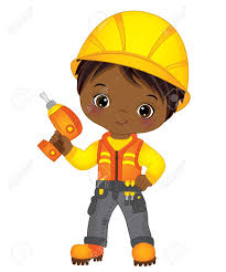 Maybe you would like to learn more about one of these? Vector Cute Little African American Boy Drilling Vector Construction Royalty Free Cliparts Vectors And Stock Illustration Image 89113838