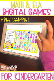 Kindergarten Digital Games For Seesaw And Google Slides Free Sample Kindergarten Learning Activities Kindergarten Games Kindergarten