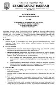 Surat lamaran ini dibutuhkan untuk pengiriman berkas fisik sebagai syarat administrasi. Ini Formasi Cpns Kaur Dan Contoh Surat Lamaran Tras Id