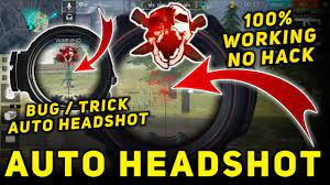 The description of cheat headshot aimbot! New Auto Headshot Trick Bug No Hack Garena Free Fire Youtube