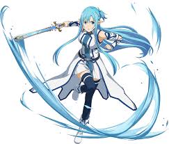 Asuna lightning flash, titania, berserk healer yuuki. Swordsman Of Water Asuna Sword Art Online Swordsman Of Water Asuna Transparent Cartoon Jing Fm