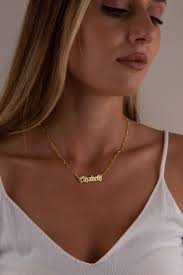 Multiple Name Necklace Gothic