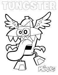 Mixel Coloring Page My Little Corner Page 2 Super Coloring Pages Paw Patrol Party Paw Patrol Coloring Pages