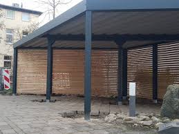 Ort Nordhausen Deutschland Material Metall Verzinkt Pulverbeschichtet Wande Holz Sibirische Larche Farbe Ral 7016 Anth Carport Stahlcarport Carports