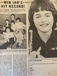 Ian Mitchell, The Bay City Rollers, Full Page Vintage Clipping