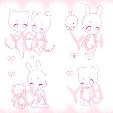 Closed Ych Chibis By Miercy Art Reference Poses Chibi Drawings Anime Drawing Styles