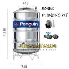 Tangki pendam, tangki stainless, tangki kimia, tangki silo, ground water tank, 081261095513 (wa). Tangki Air Stainless Penguin Tbsk 1000 Liter Toren Tandon Pinguin Shopee Indonesia