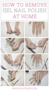 How To Remove Gel Nail Polish At Home The Beauty Thesis Gel Nail Removal Acrylic Nails At Home Take Off Gel Nails