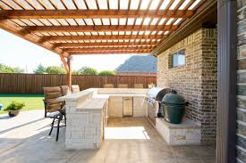 It's smooth, clean, can be cast and formed into curvilinear or. Outdoor Kitchens Colleyville Burleson Tx Hillman