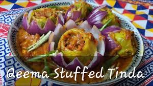 Okra recipes spicy recipes vegetarian recipes cooking recipes healthy recipes paneer recipes chaat recipe burfi recipe indian dessert recipes. Mince Meat Stuffed Tinda How To Make Qeema Stuff Tinda Bharwan Tinda Recipe Hazarafood Acompletecookbook