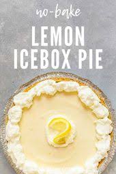 No Bake Lemon Icebox Pie Recipe 3 Ingredients Amy In The Kitchen Recipe Lemon Pie Recipe Southern Desserts Lemon Icebox Pie