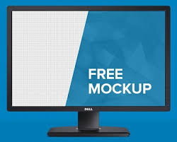Free Dell Monitor Mockup Psd Titanui Mockup Psd Mockup Psd