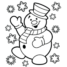 A picture of frosty the snowman. Free Printable Snowflake Coloring Pages For Kids Printable Christmas Coloring Pages Snowflake Coloring Pages Snowman Coloring Pages